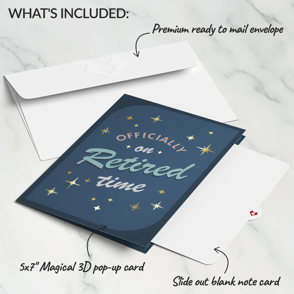 Lovepop Officially on Retired Time Pop-Up Card