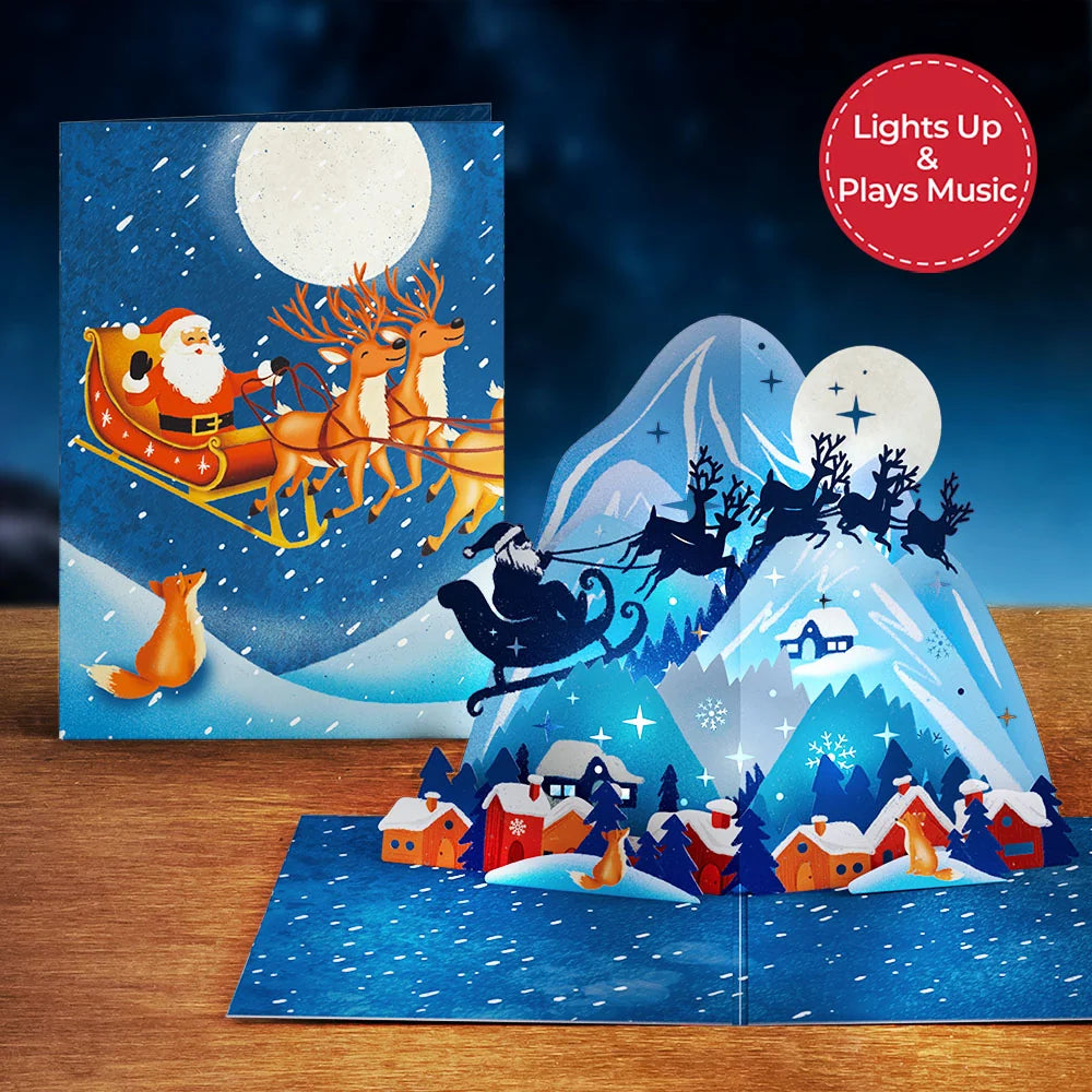 Lovepop Christmas Music & Lights Card 3-Pack