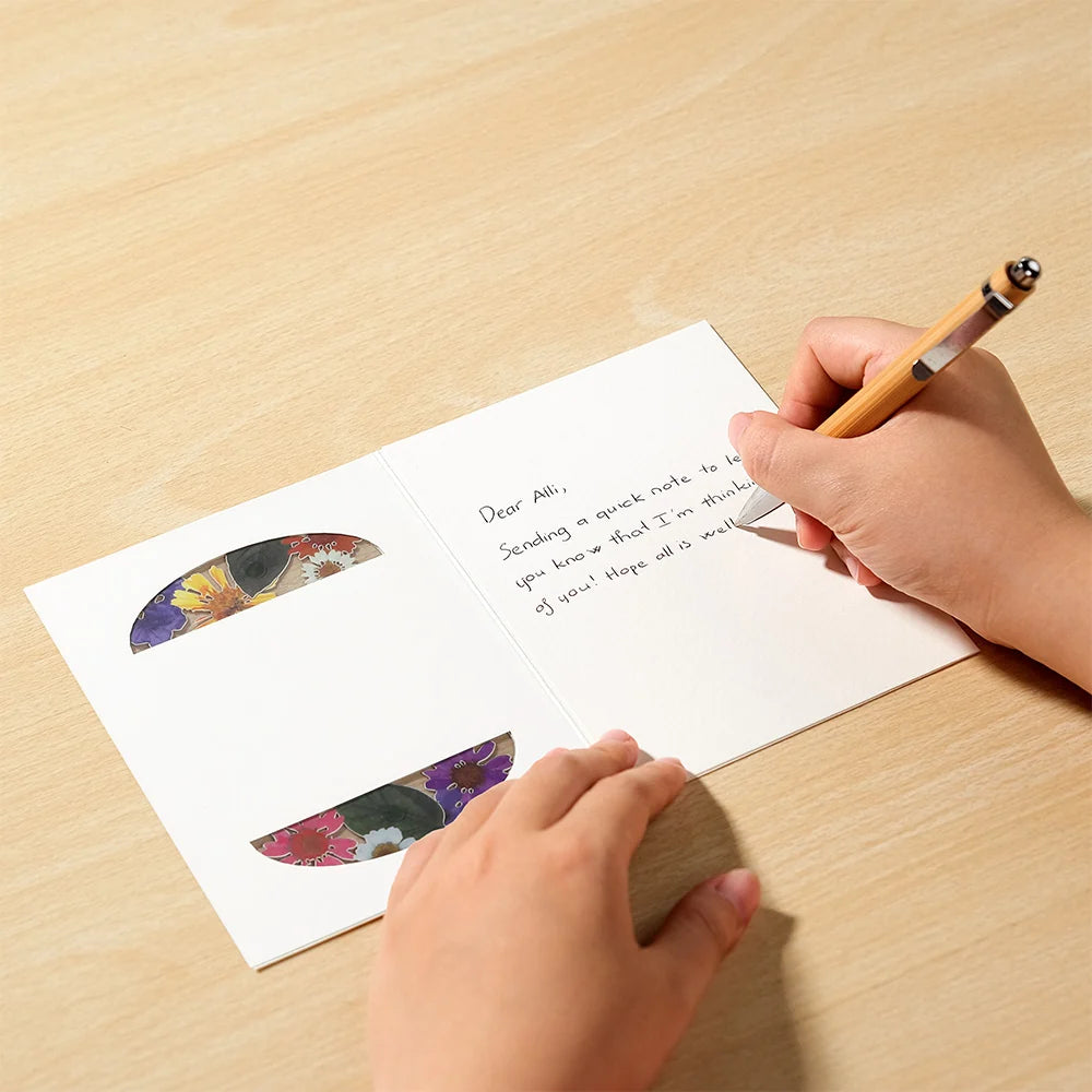 Lovepop Cheerful Brights (Assorted 12-Pack) – Petal Pressed ‘Hello There’ Notecards