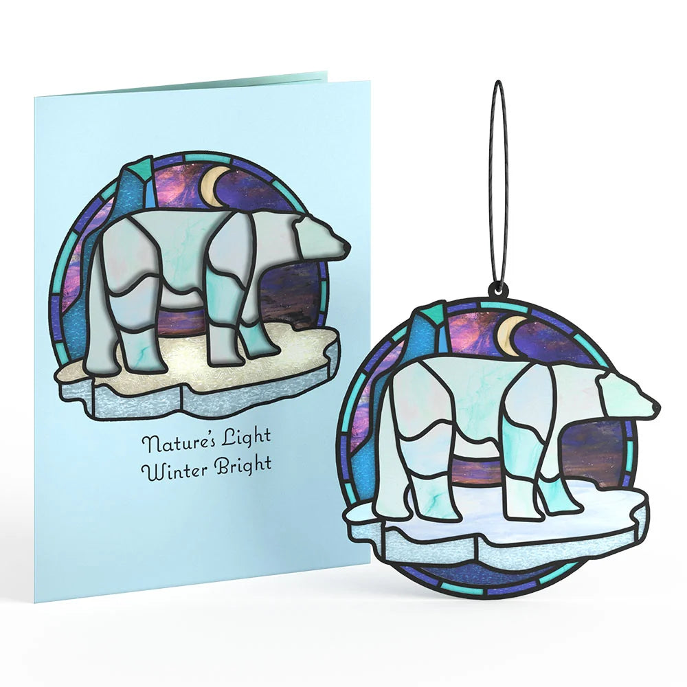 Lovepop Winter Animals Suncatcher 3-Pack