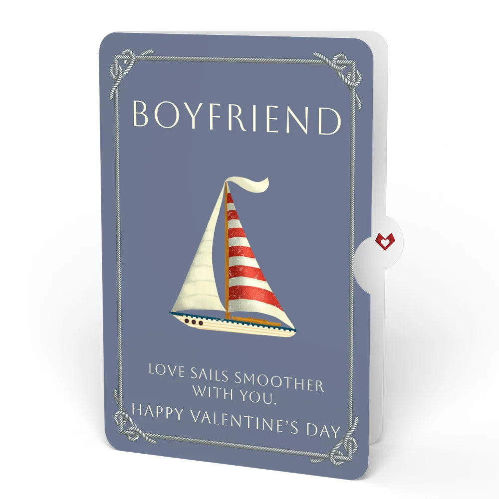 Lovepop ‘Ahoy There’ Valentine Plushpop Card and Sentiment Set for Boyfriend