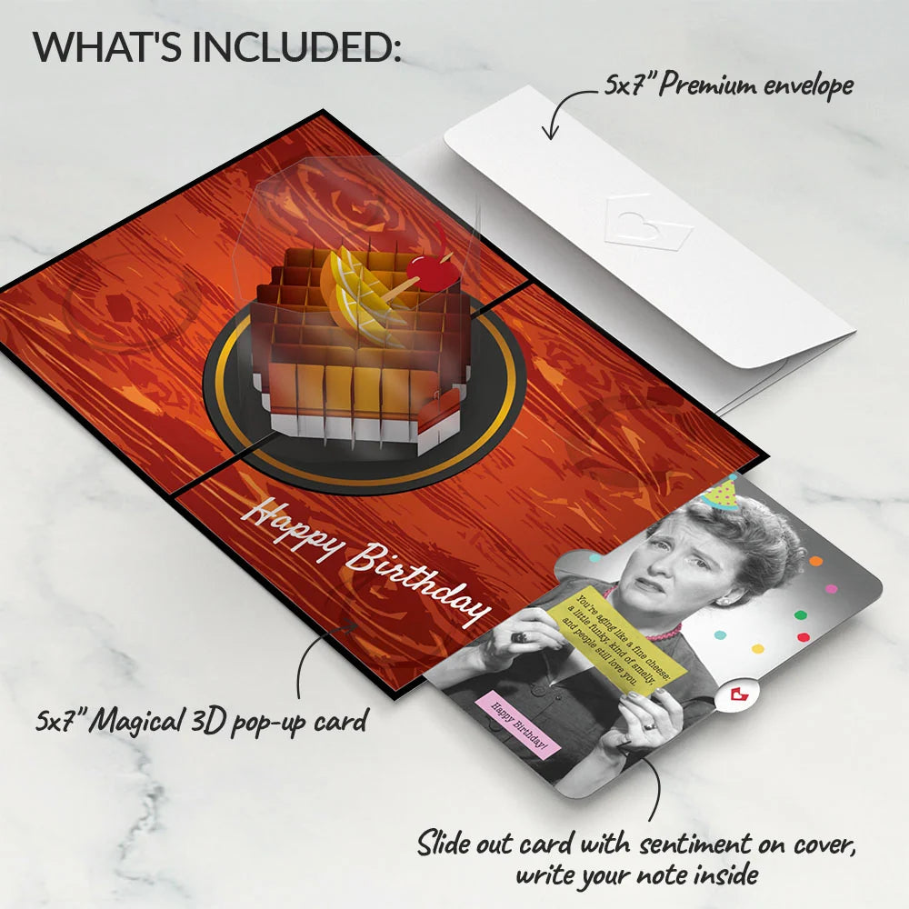 Lovepop Old Fashioned Birthday Pop-Up Card and Sentiment Set