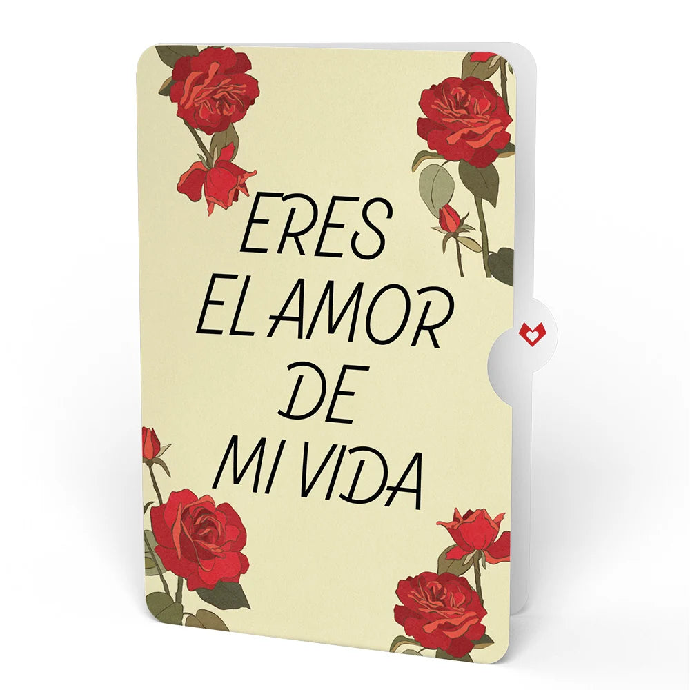 Lovepop Romantic Red Roses Eres El Amor De Mi Vida Valentine Bouquet and Sentiment Set Vase