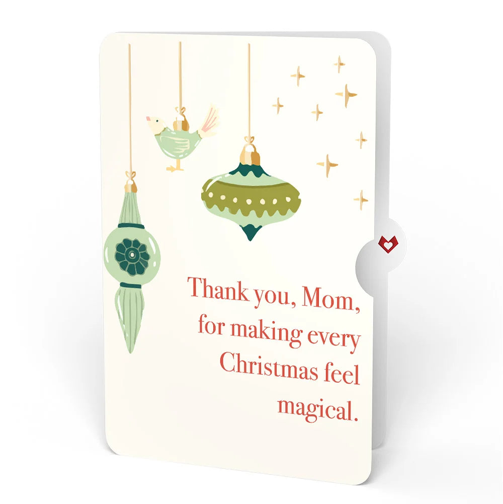 Lovepop Meowy Cat-mess Christmas Pop-Up Card and Sentiment Set for Mom Cream