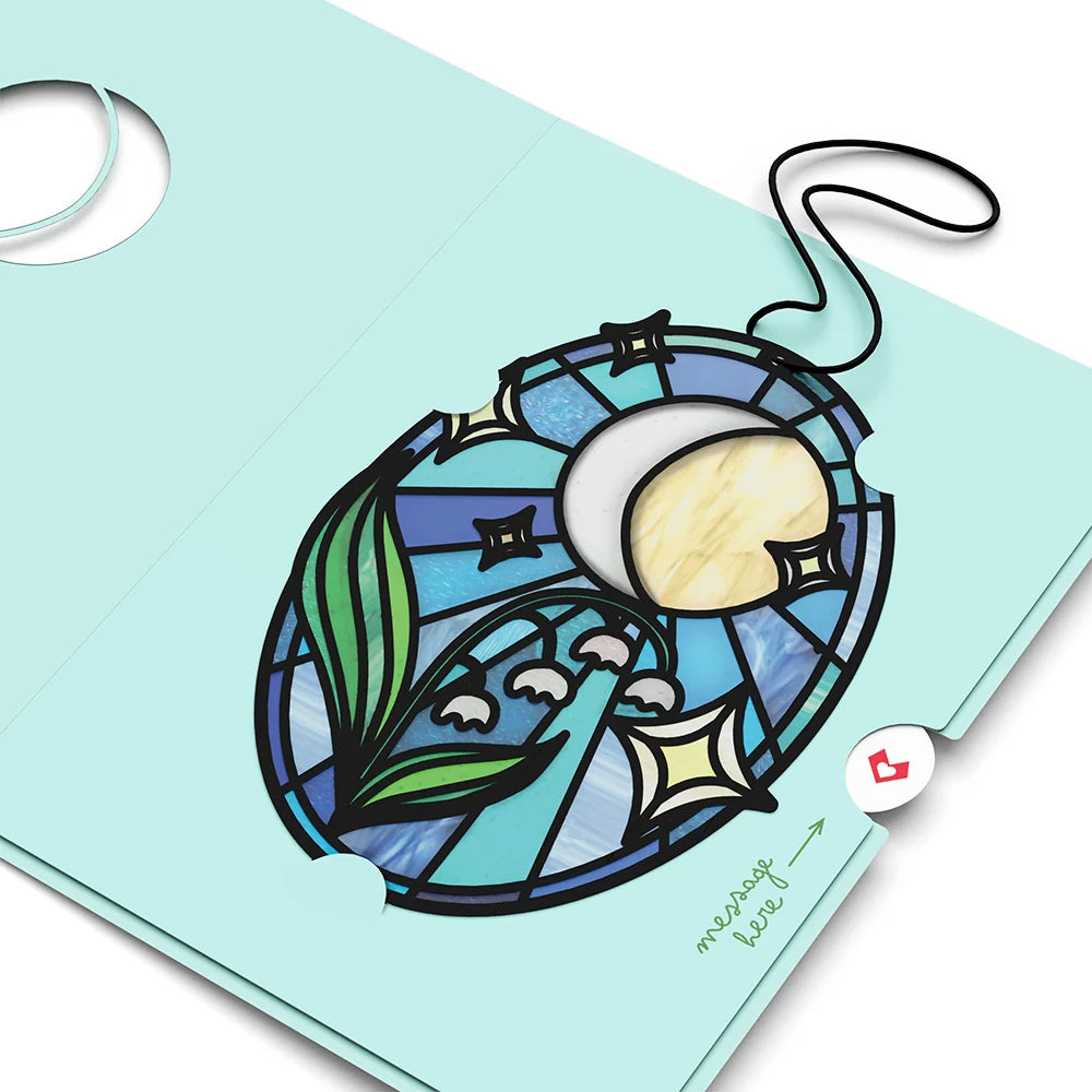 Lovepop Shine Bright Twilight Bloom Suncatcher Card