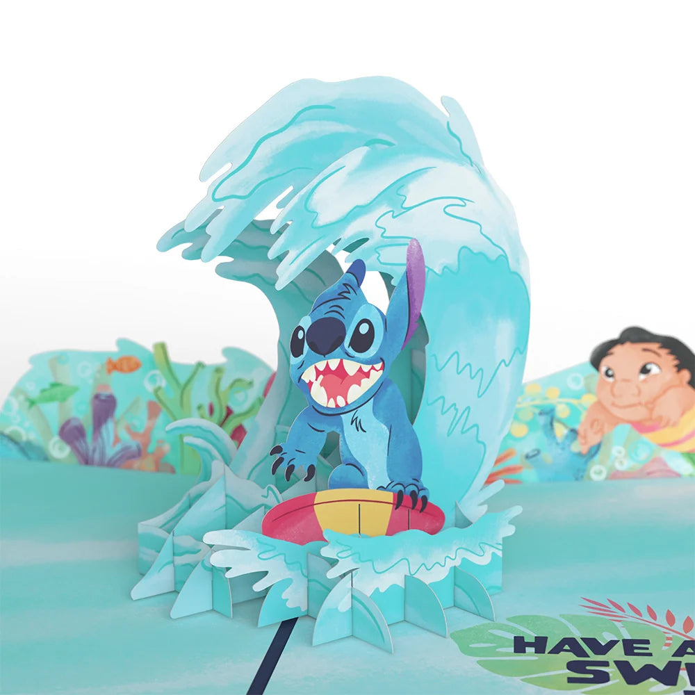 Lovepop Disney’s Stitch Birthday Pop-Up Card & Flower Buds Bouquet Bundle
