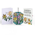 Lovepop Happy Easter Daffodil Easter Suncatcher Card and Sentiment Set for Daughter Glass