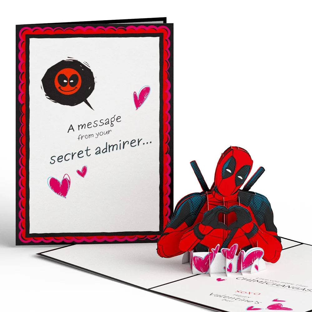Lovepop Marvel’s Deadpool Secret Admirer Valentine’s Day Pop-Up Card
