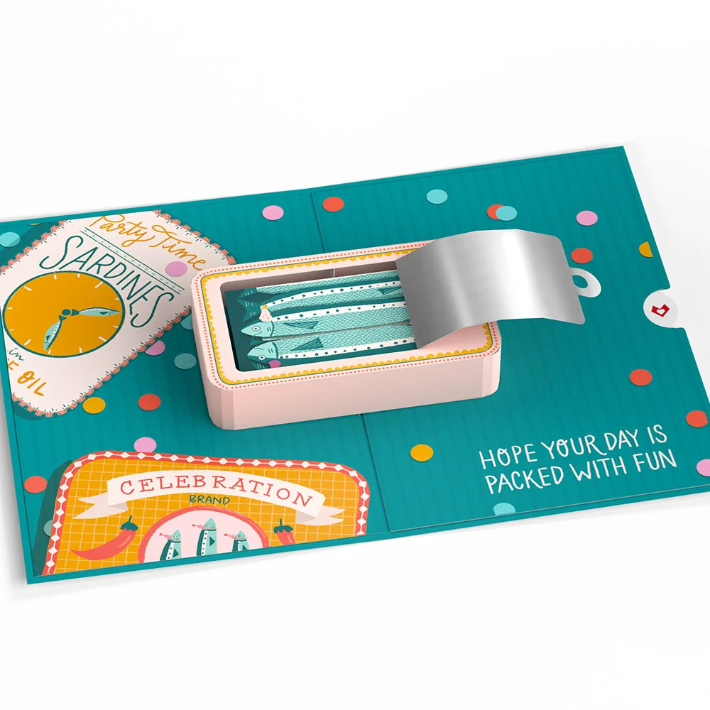 Lovepop Holy Mackerel, It’s Your Birthday Pop-Up Card Lid