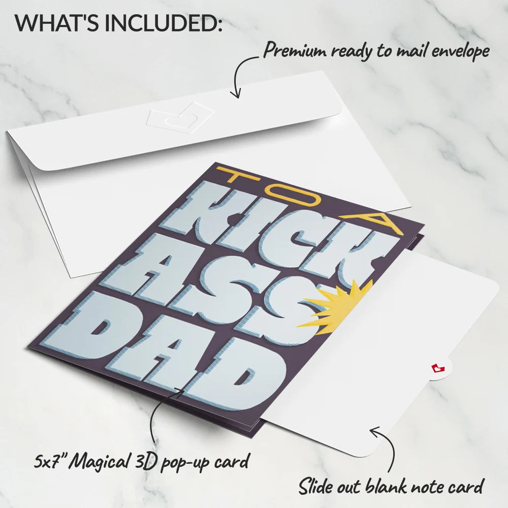 Lovepop Kick Ass Father’s Day Pop-Up Card