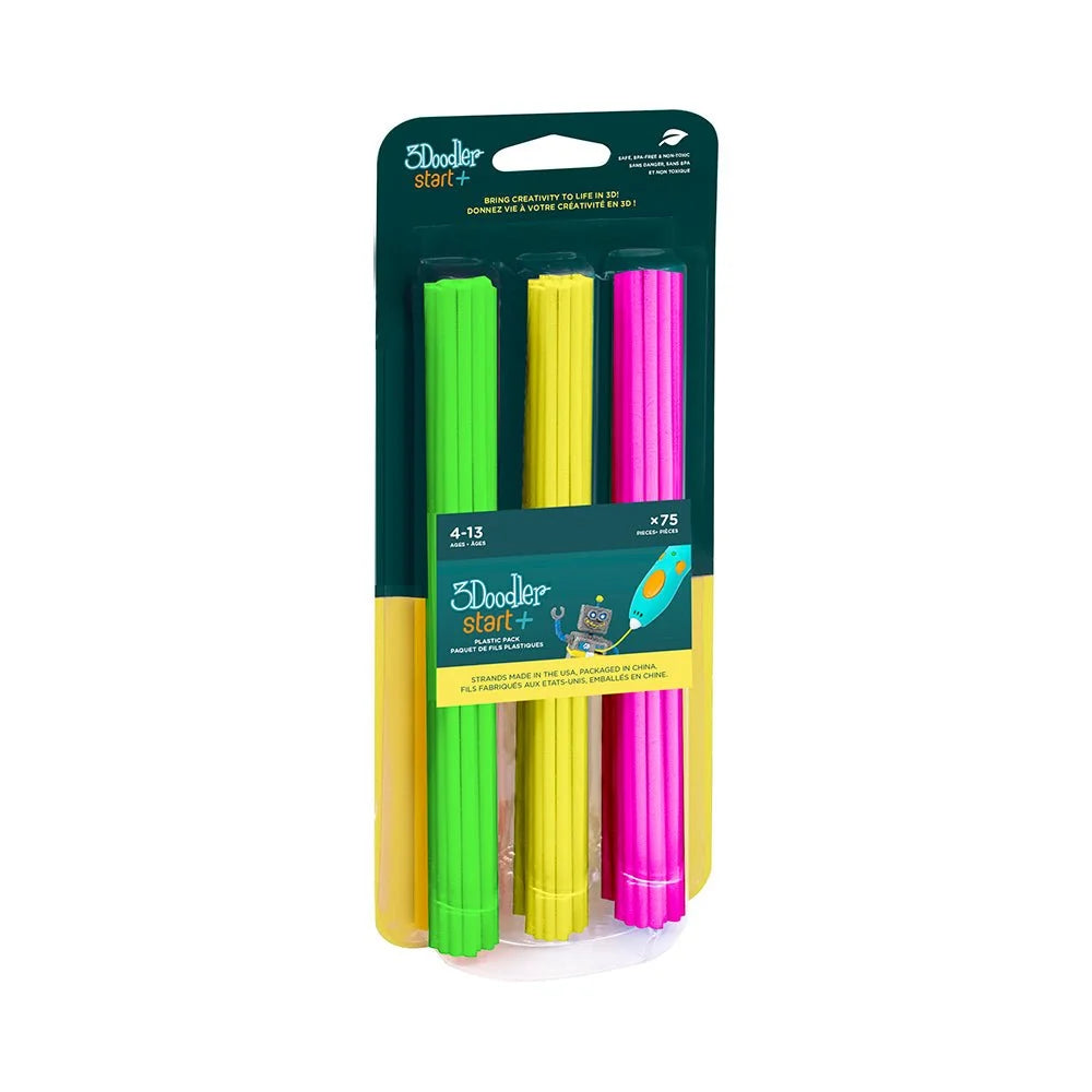3Doodler Start+ Eco-Plastic Collection – Neon Glow