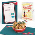 Lovepop Send Noods Spicy Birthday Pop-Up Card and Sentiment Set for Husband Bowl