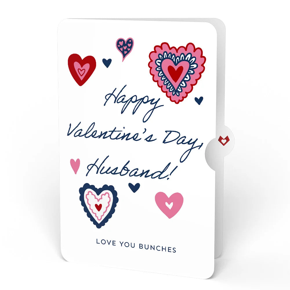Lovepop Love You So Much Dog Valentine Loooooong Card (Expands to 2 feet) and Sentiment Set for Husband