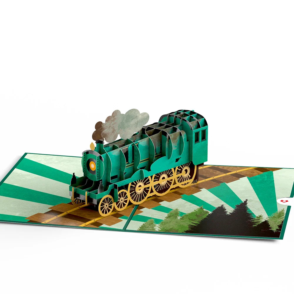 Lovepop Classic Train Pop-Up Card