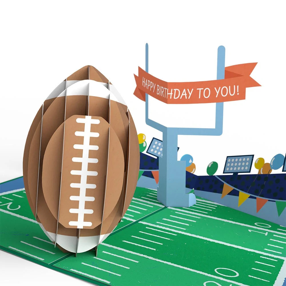 Lovepop Another Birthday Down Football Pop-Up Card