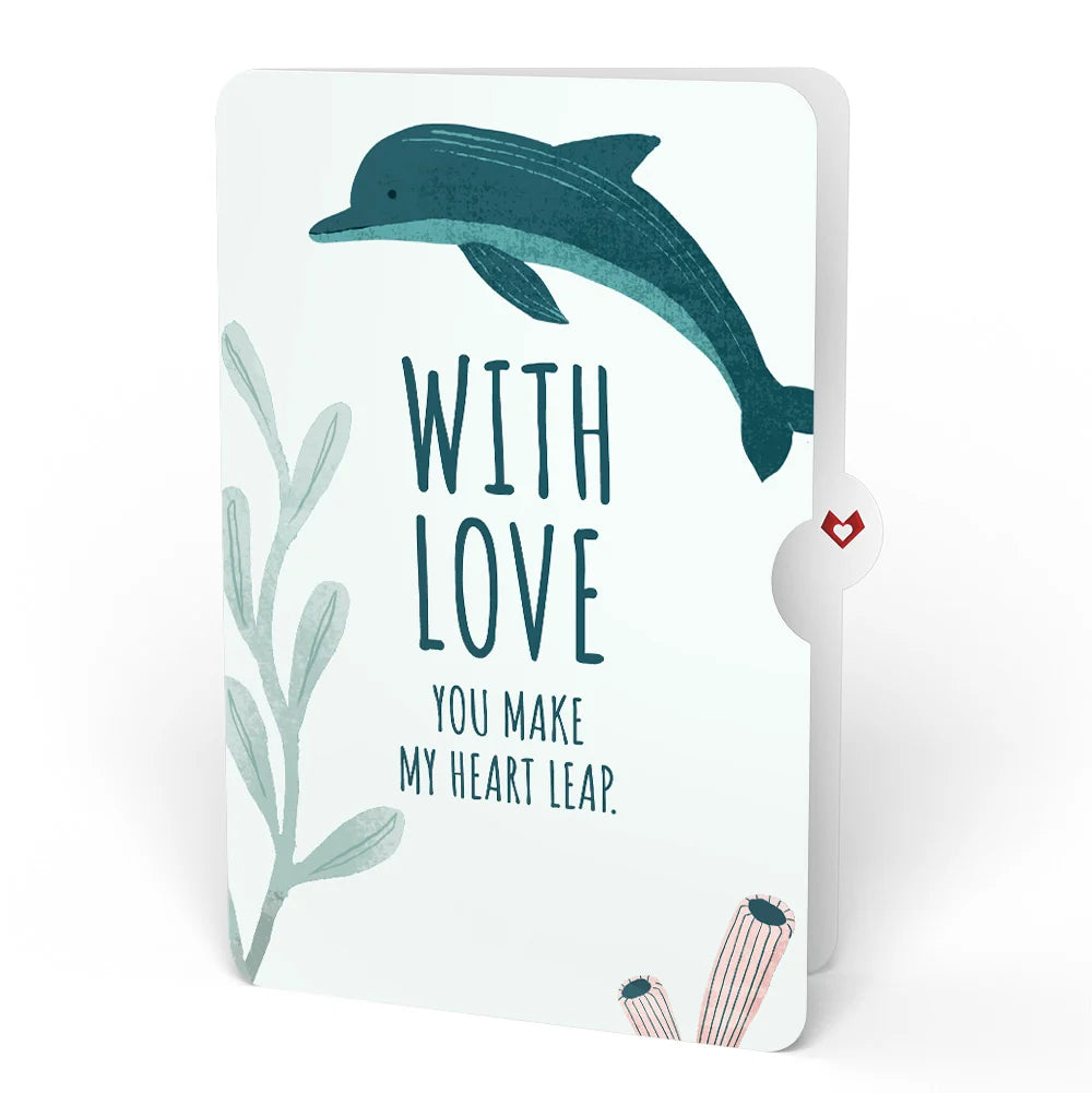 Lovepop Playful Dolphins Love Pop-Up Card and Sentiment Set