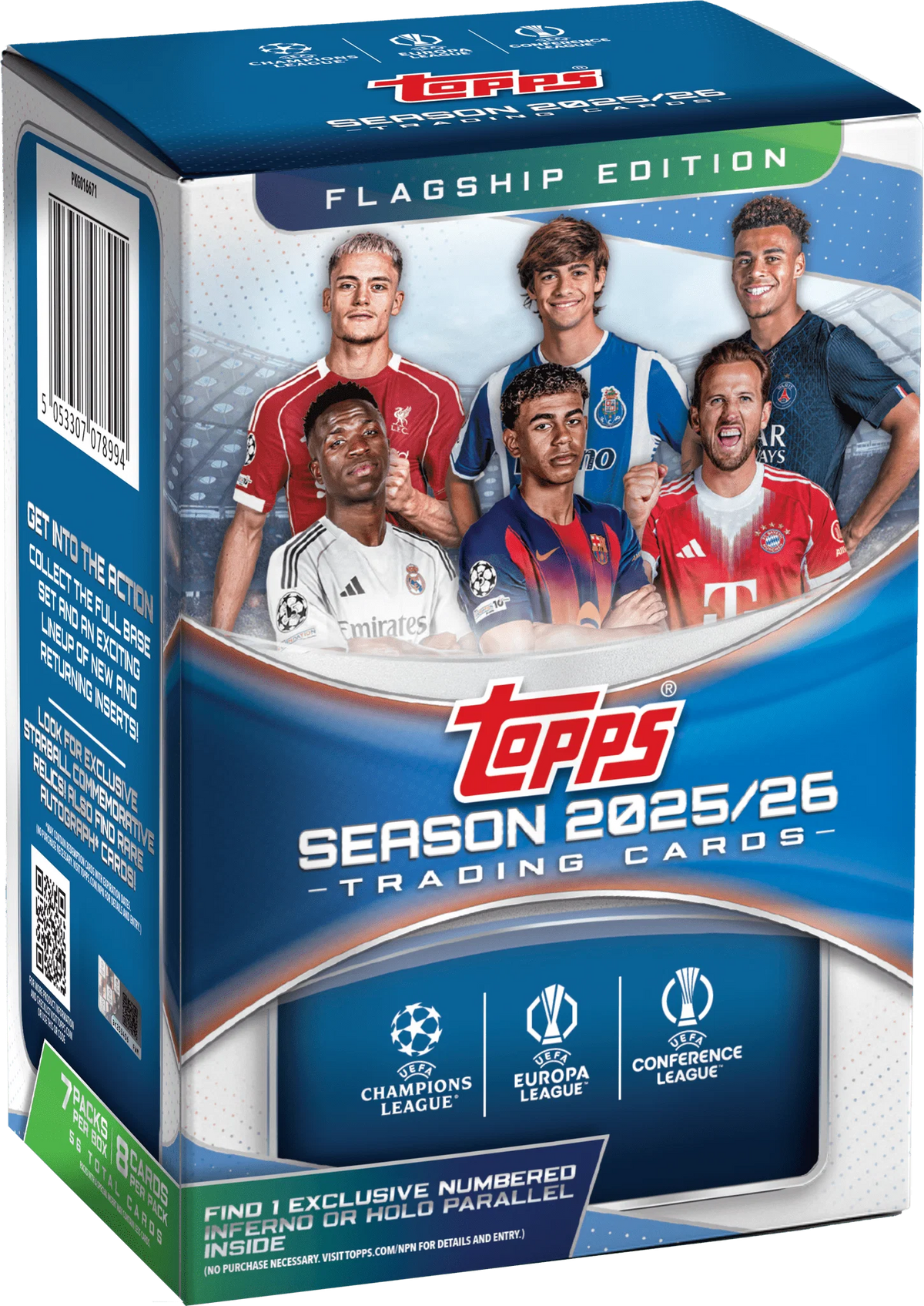 2026 TOPPS UCC Chrome Soccer Value Box