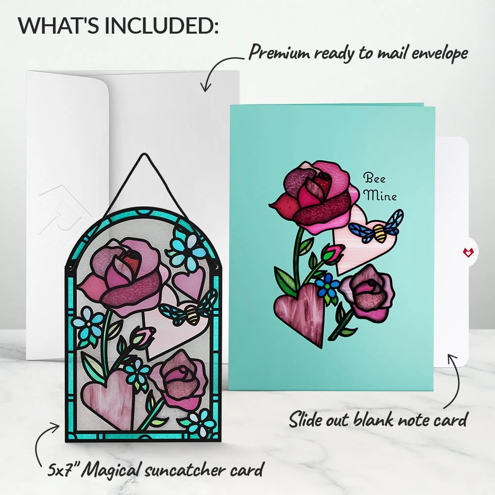 Lovepop Bee Mine Suncatcher Card