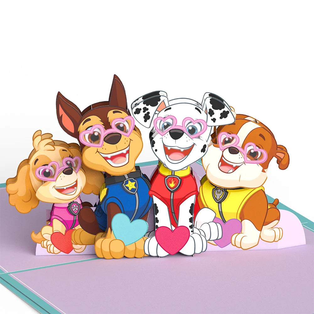 Lovepop PAW Patrol You’re Pretty PAWsome Pop-Up Card Glass
