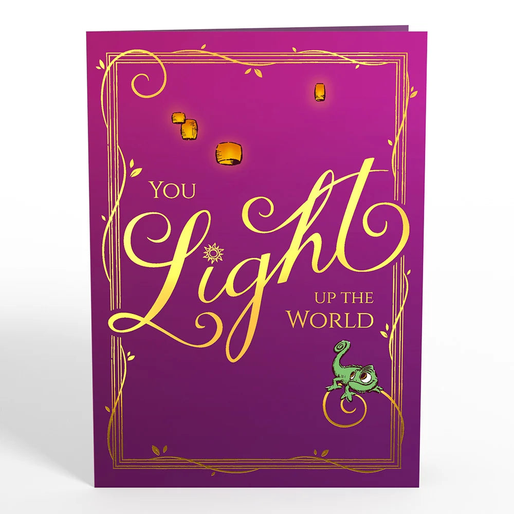 Lovepop Disney’s Tangled You Light Up the World Pop-Up Card
