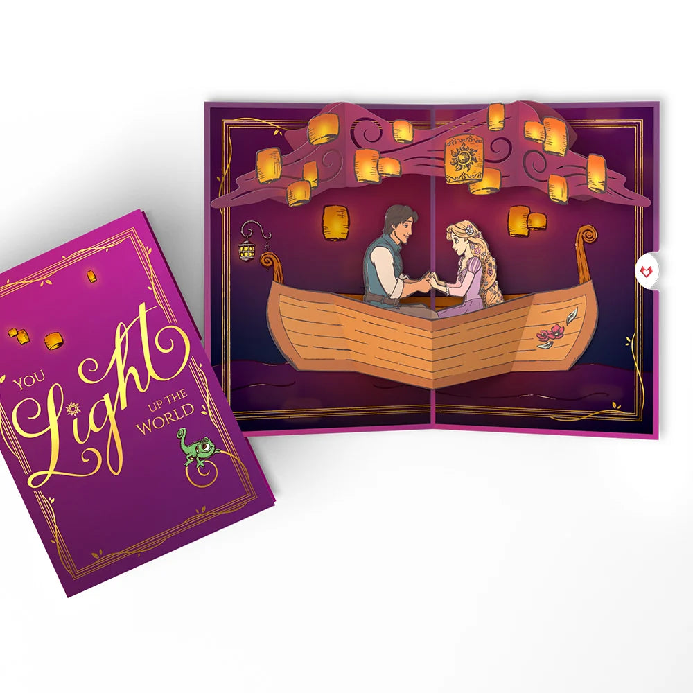 Lovepop Disney’s Tangled You Light Up the World Pop-Up Card