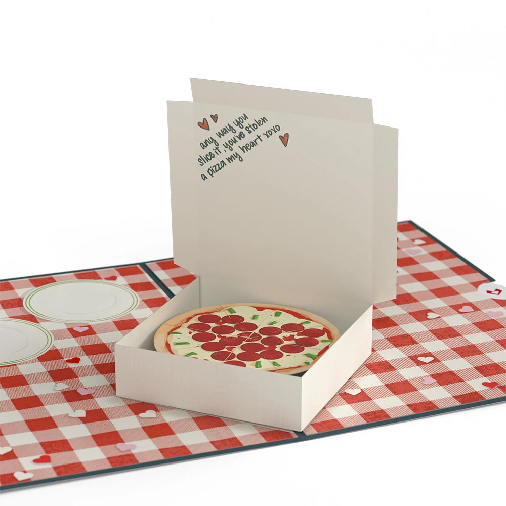 Lovepop Pizza Love Wedding Pop-Up Card and Sentiment Set