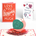 Lovepop Love You Slow Much Snail Anniversary Pop-Up Card and Sentiment Set for Husband
