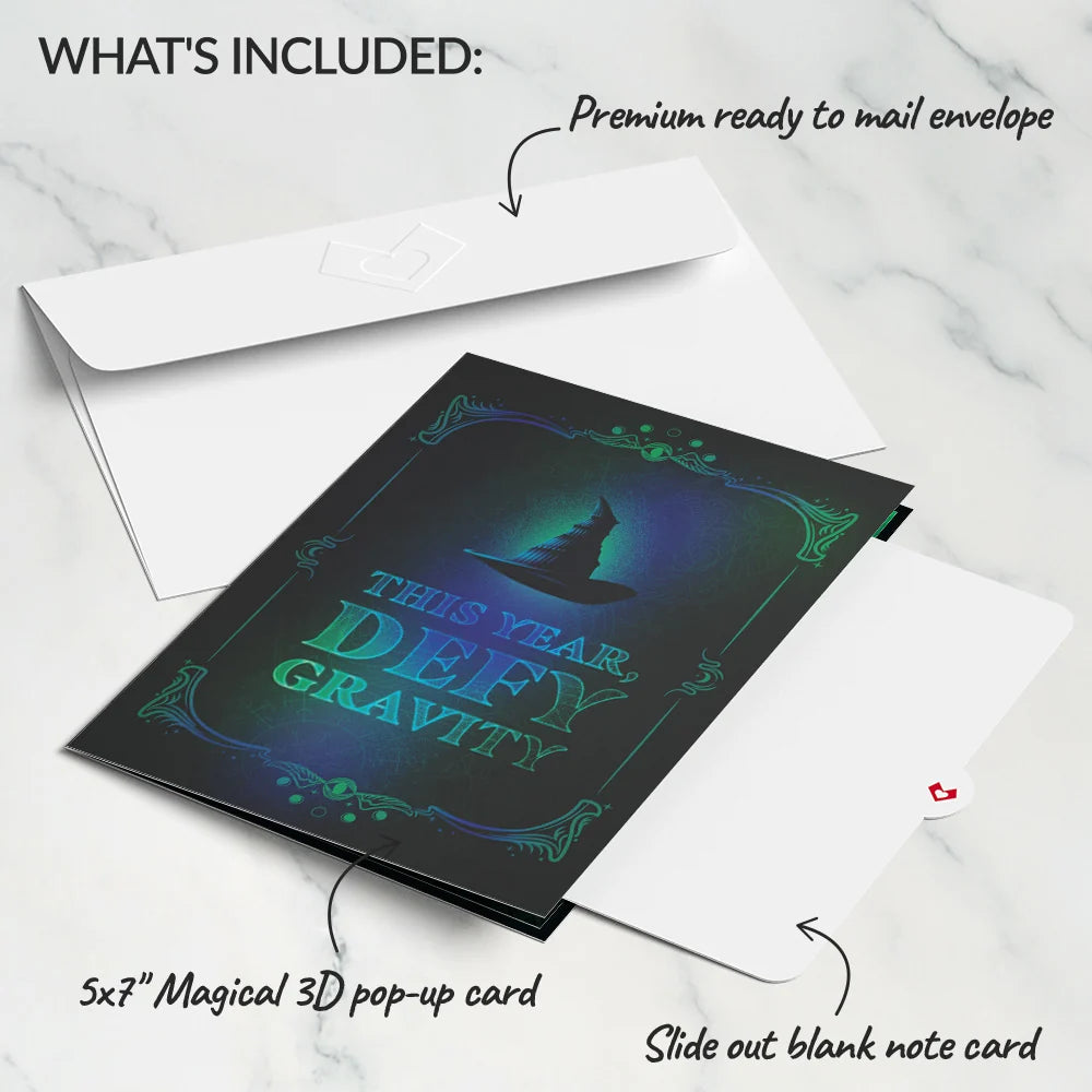 Lovepop Wicked Defy Gravity Birthday Pop-Up Card