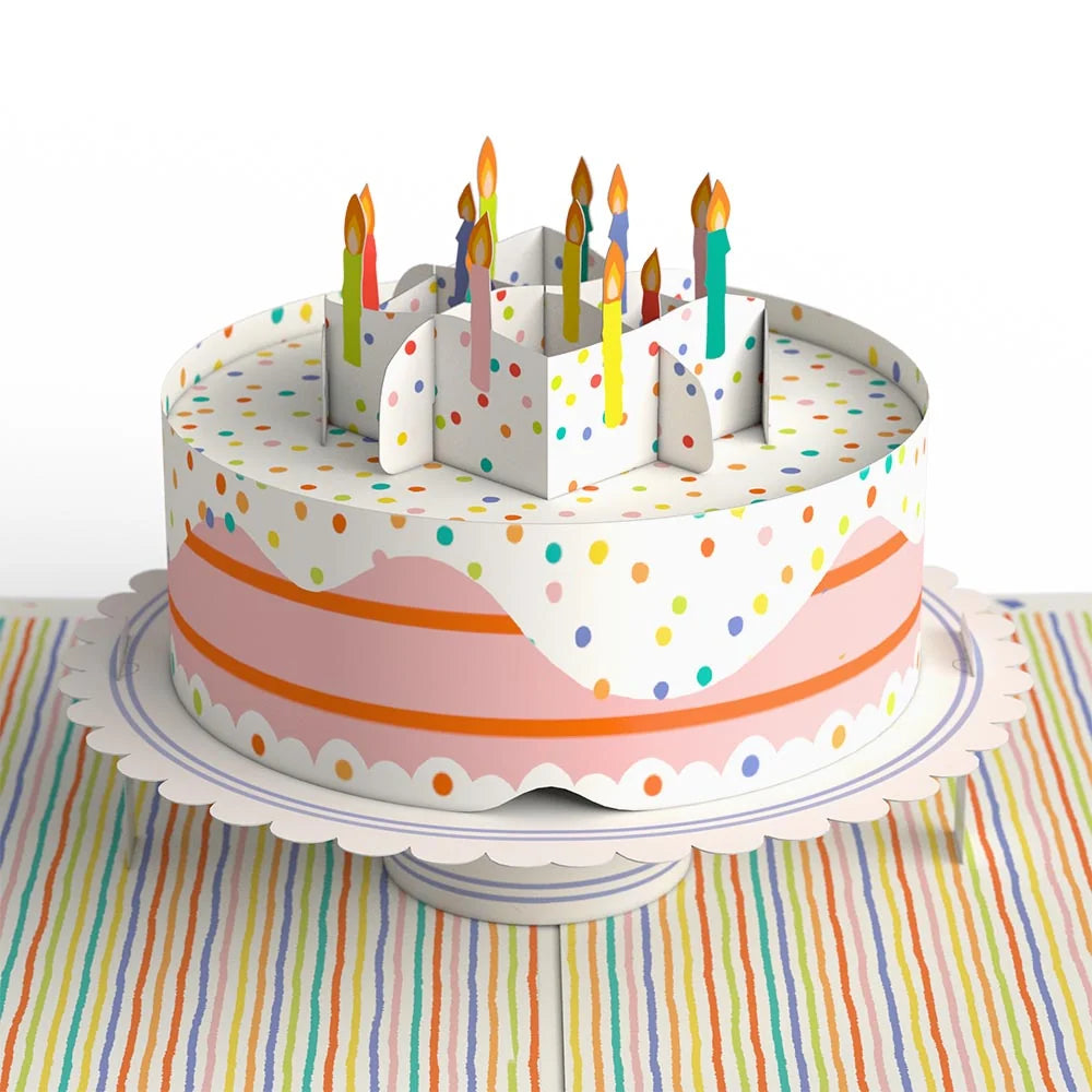 Lovepop Confetti Cake 30th Birthday Pop-Up Card and Sentiment Set Candle