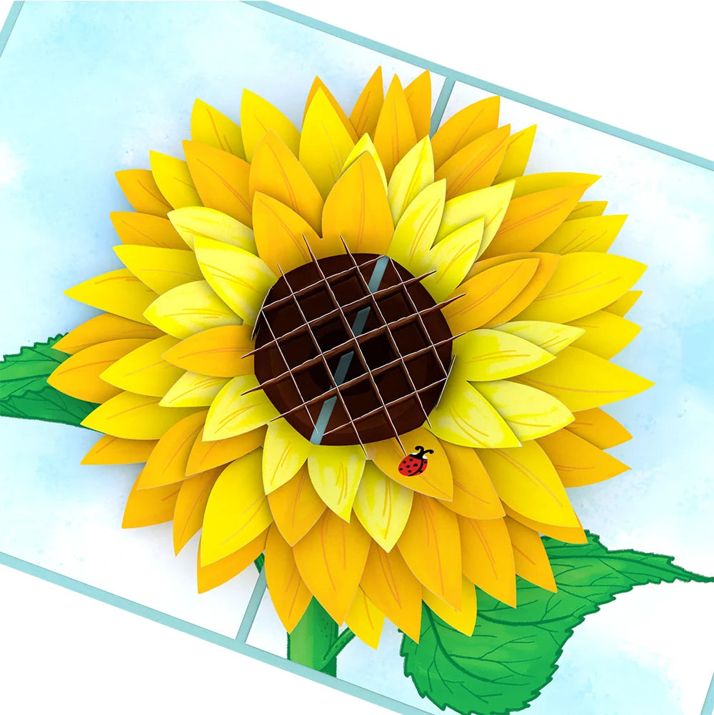 Lovepop Sunflower Bloom Birthday Pop-Up Card and Sentiment Set