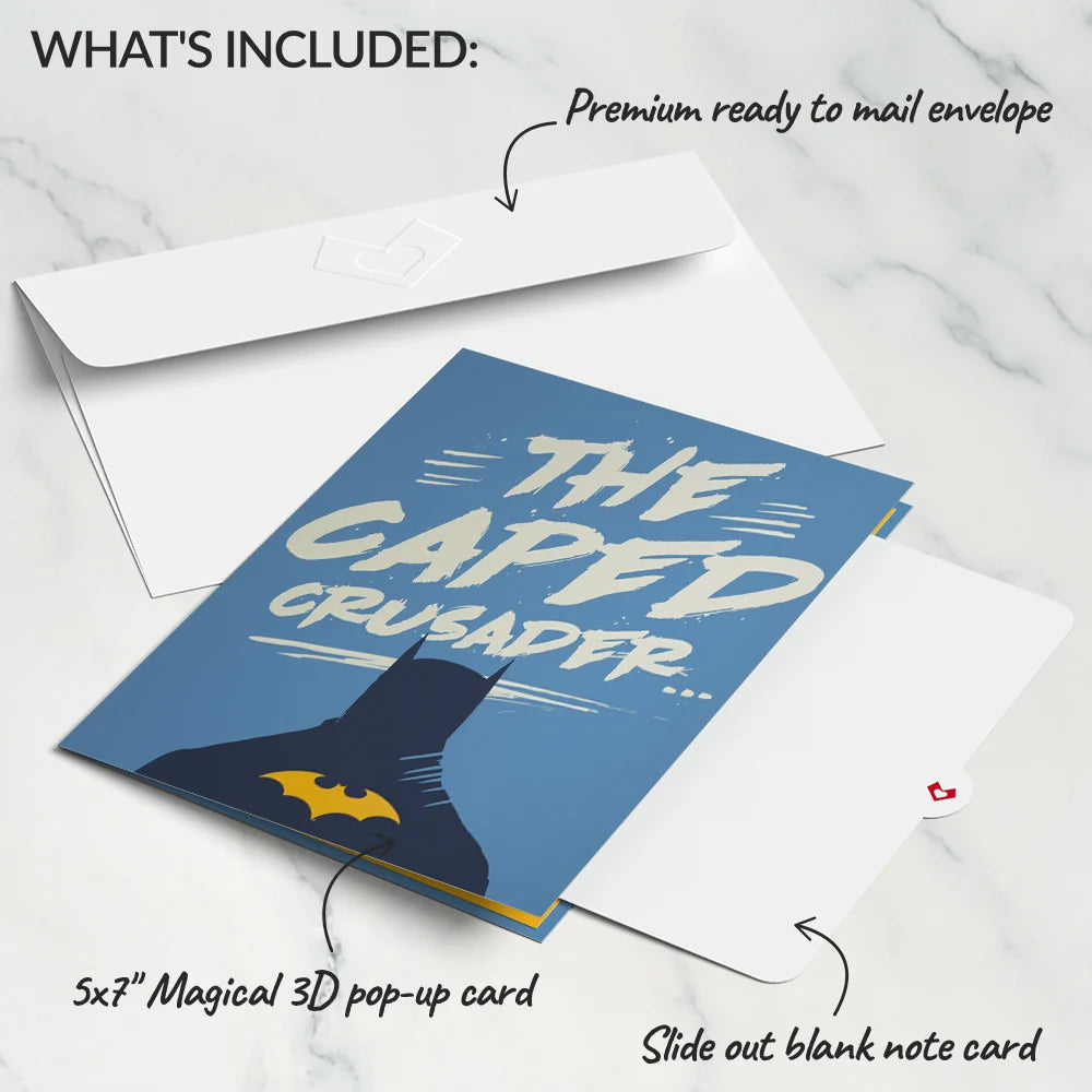 Lovepop Batman Caped Crusader Birthday Pop-Up Card