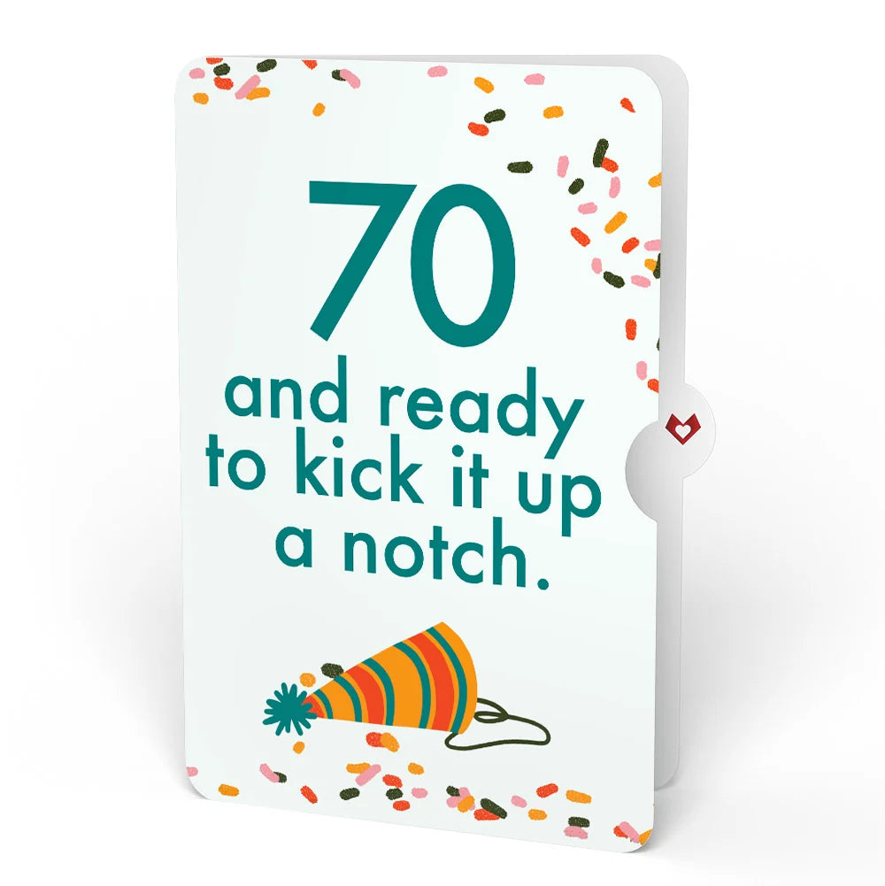 Lovepop Send Noods Spicy Birthday Pop-Up Card and 70th Kick It Up Sentiment Set Bowl