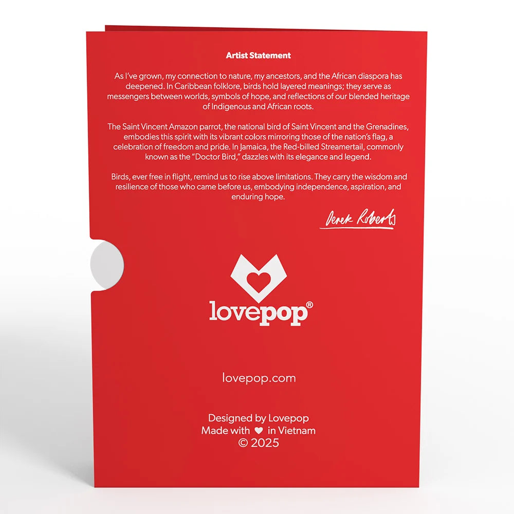 Lovepop The Gift of Freedom Pop-Up Card