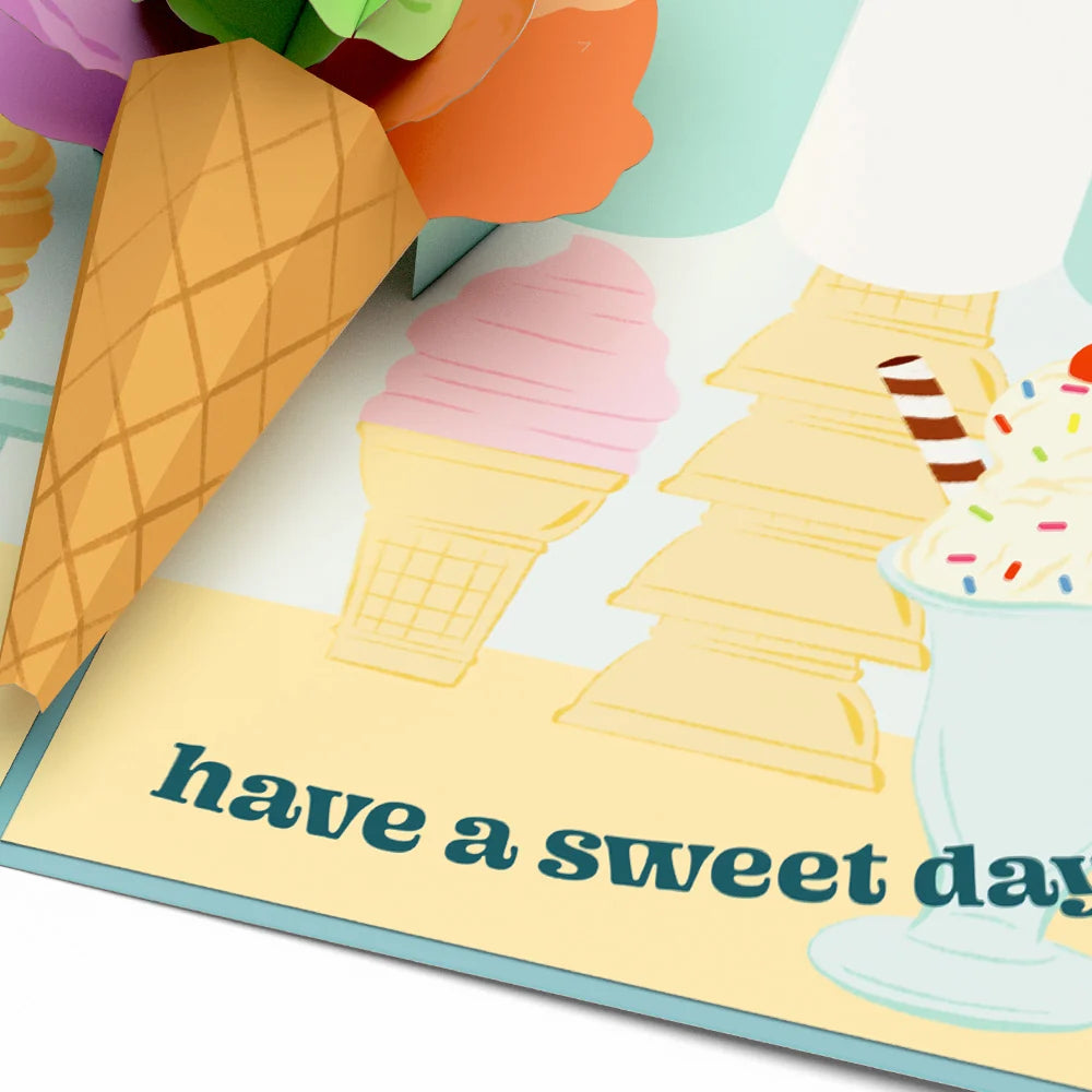 Lovepop Sweet Day Ice Cream Pop-Up Card