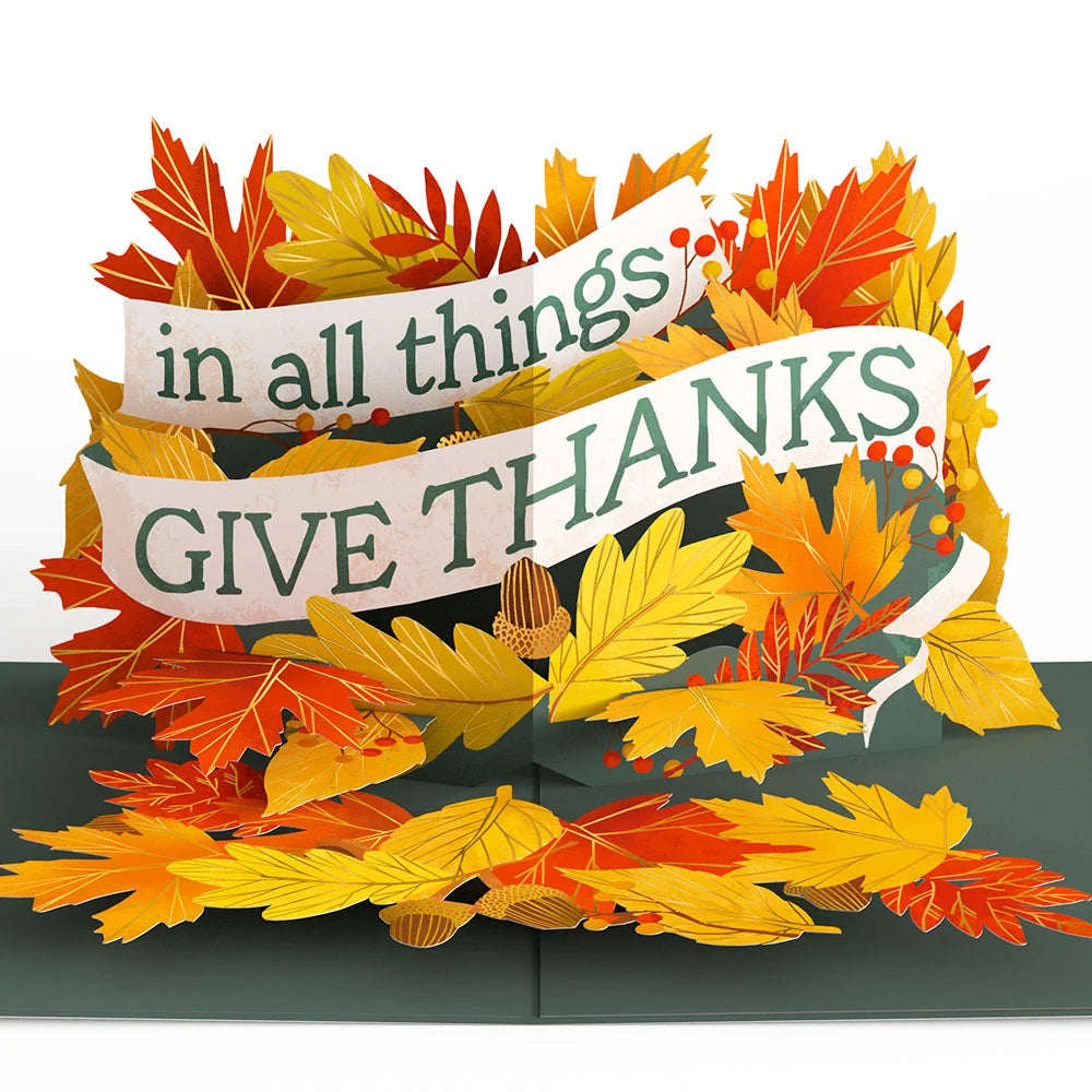 Lovepop In All Things, Give Thanks Pop-Up Card