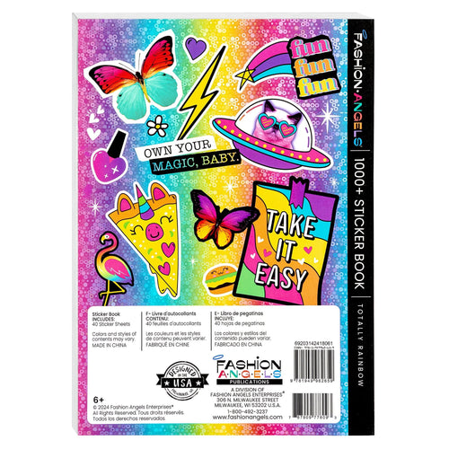 1000+ Totally Rainbow Super Colourful Stickers Cream